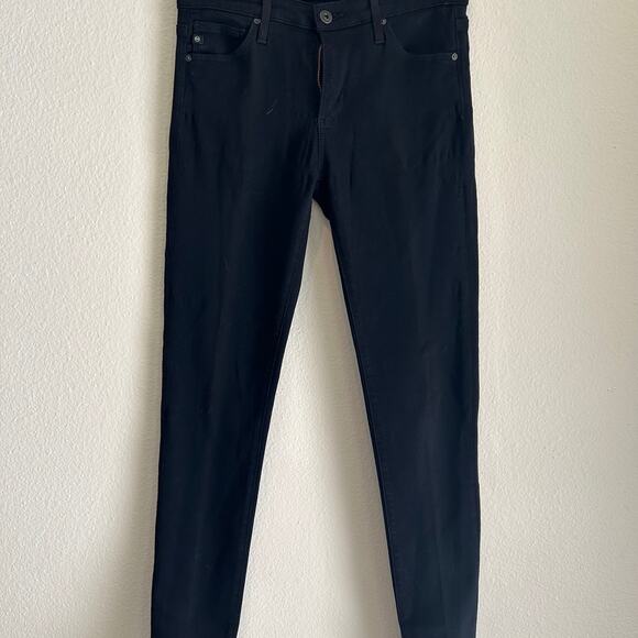 AG Adriano Goldschmied Jeans Pants The Prima Mid Rise Cigarette SZ25R Black - Picture 1 of 7